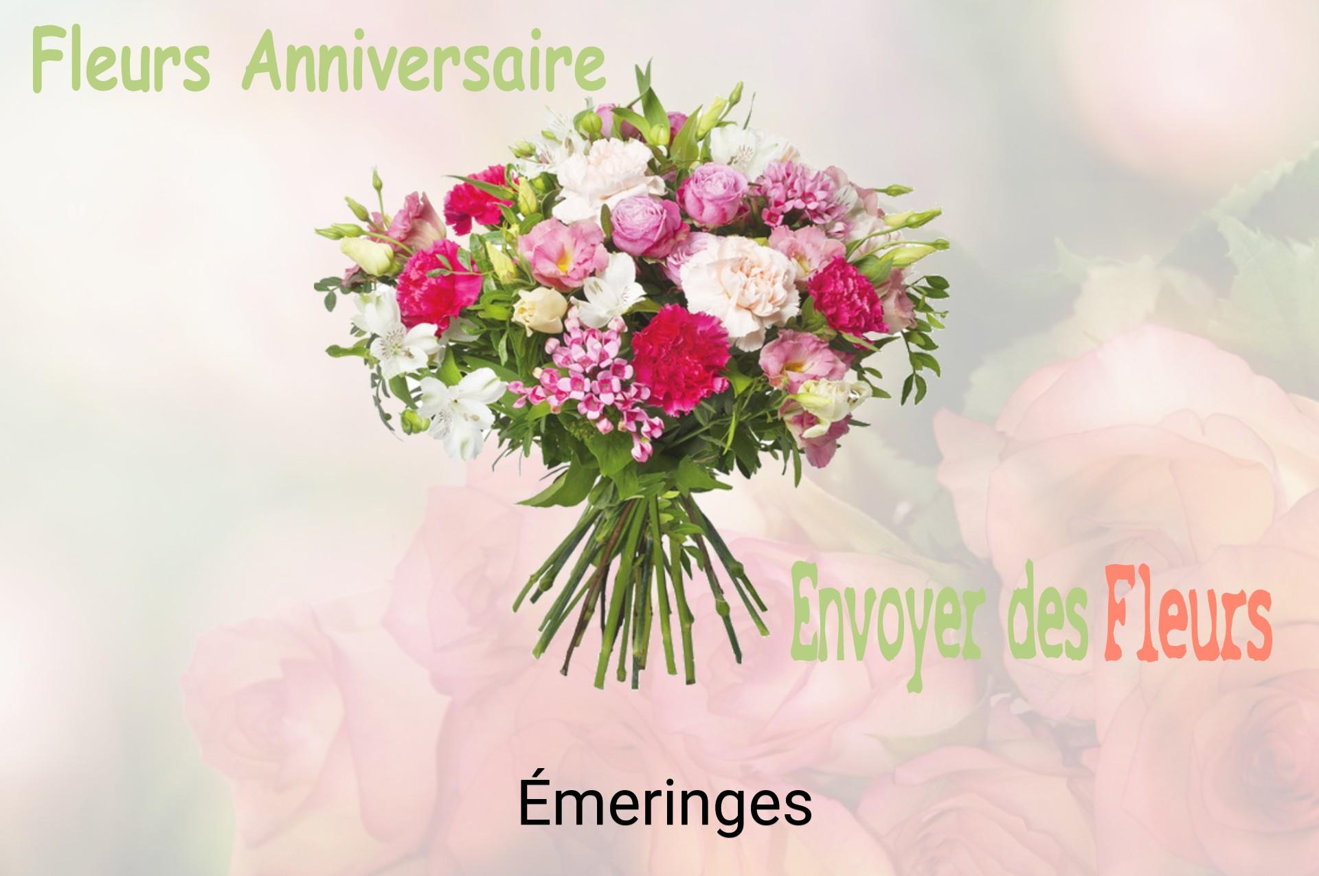 Bouquet de fleurs d’anniversaire livré à Émeringes